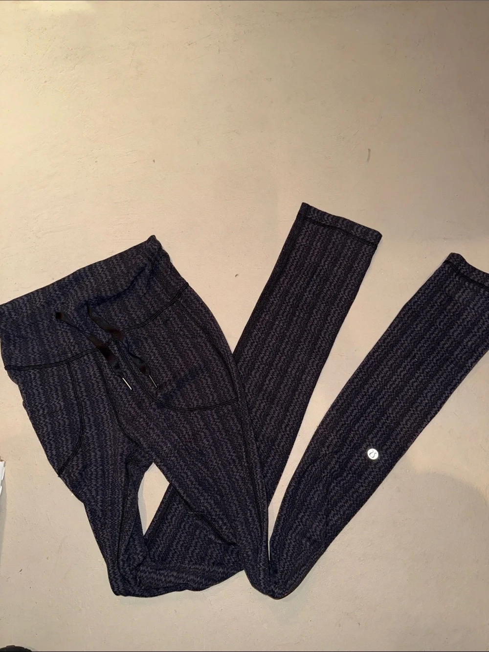 lululemon athletica Navy Heathered Leggings